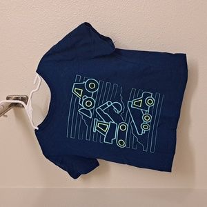 Jumping Beans Boys 5T Navy Blue T-Shirt Construction Vehicles